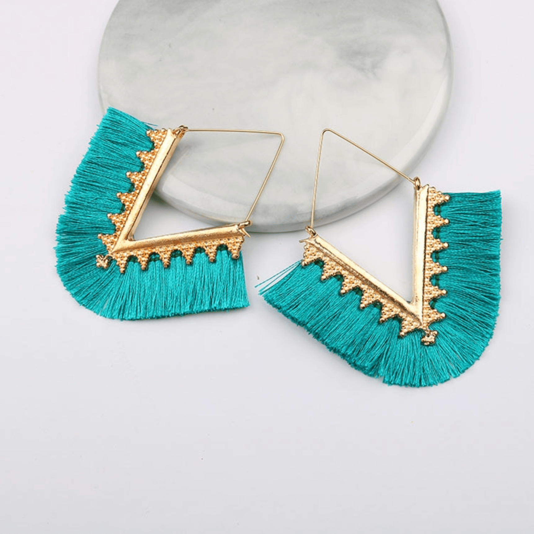 Turquoise / Gold-