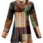 Brown and Multicolored Fall Patchwork