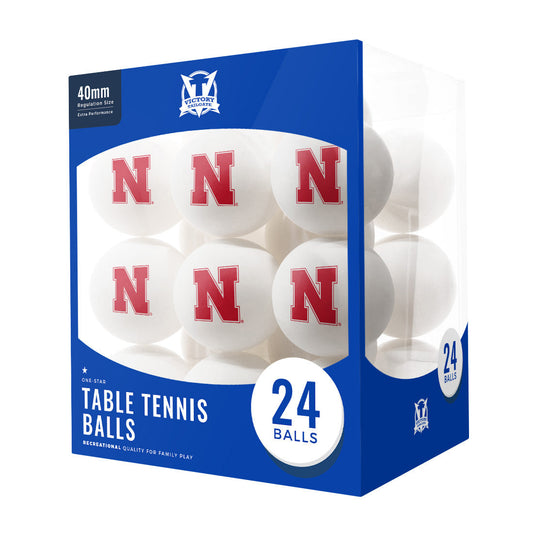 Nebraska Cornhuskers Ping Pong Balls (24-Pack)