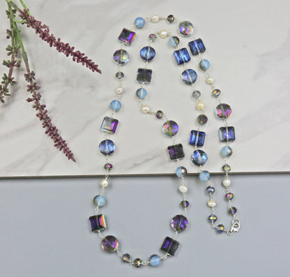 Blue & White-