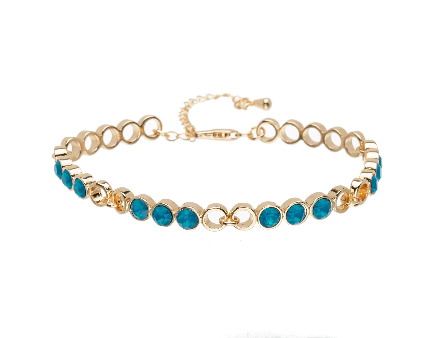 Gold & Caribbean Opal-