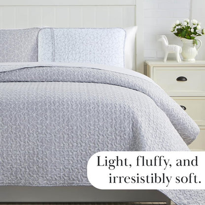 Geometric Maze Grey-