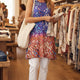 Multicolor Bohemian Border Print