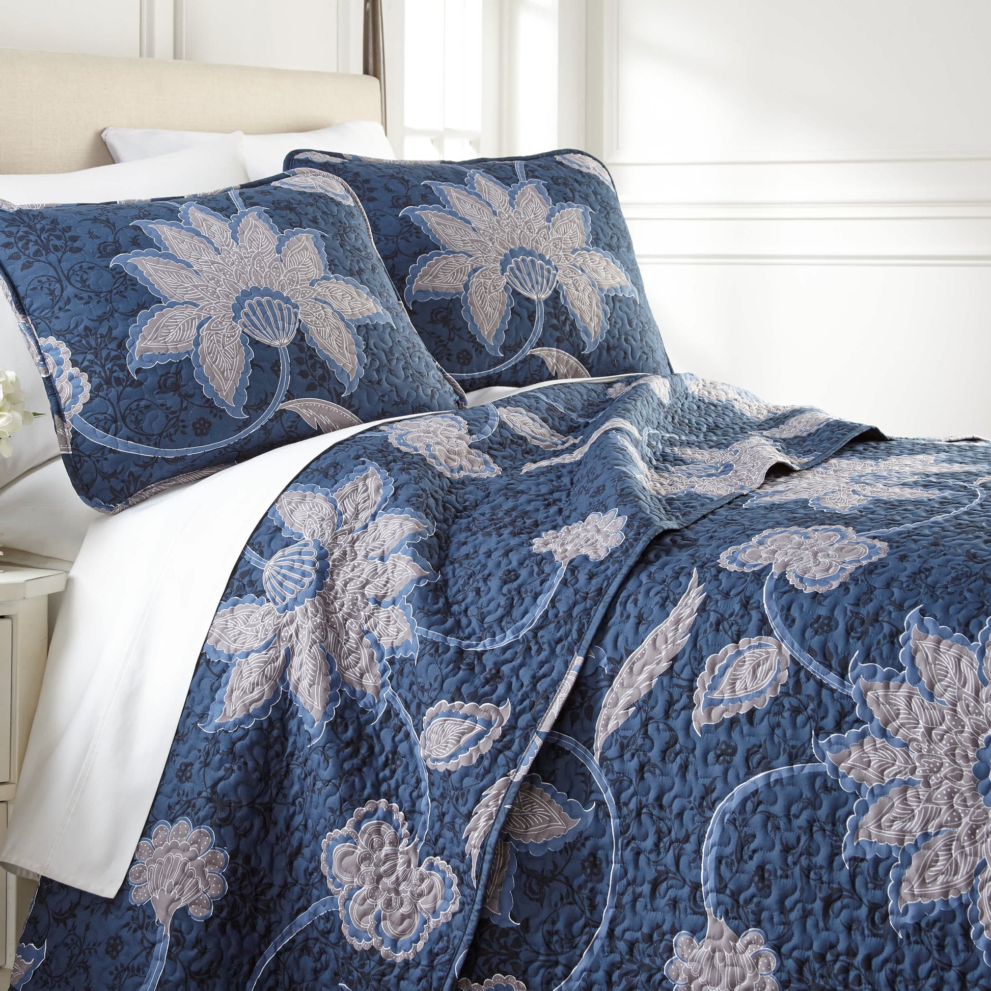 Grand Floral Blue-