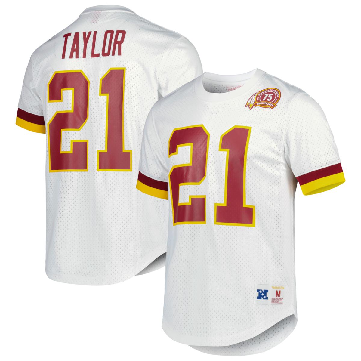 Men's Mitchell & Ness NFL N&N Mesh Crewneck Redskins 2007 Sean Taylor