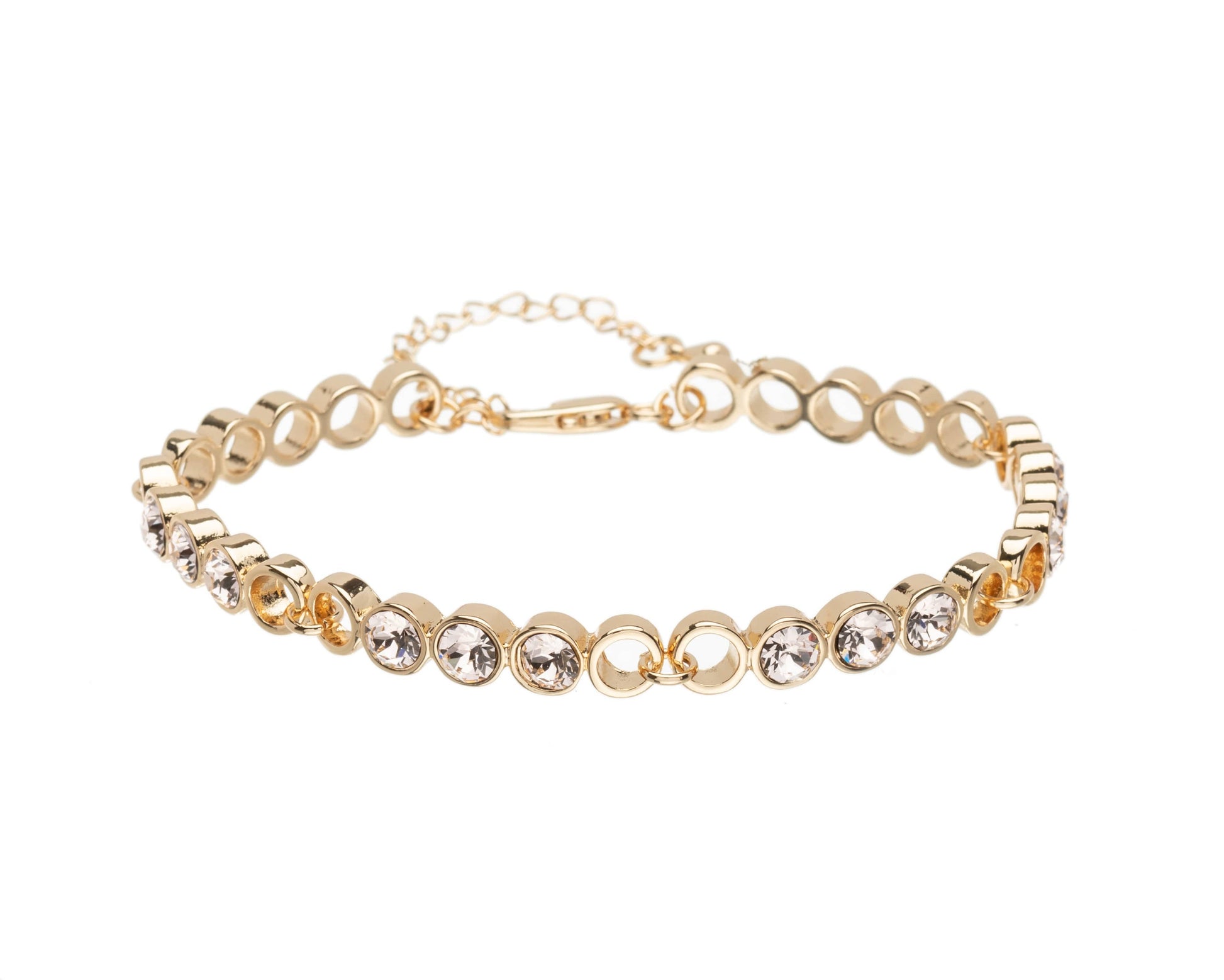 Goldtone & Silk-
