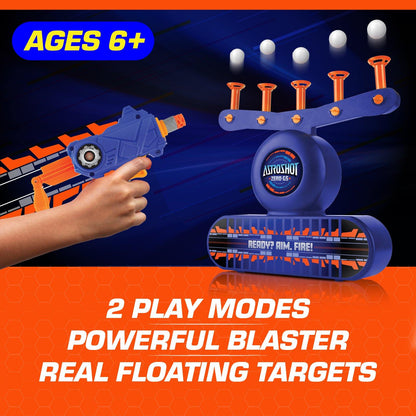 Blue and orange dart game-