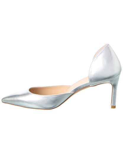 Stuart Weitzman Mara 75 Dorsay Leather Pump