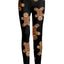 Black and Red Gingerbread Toss Print