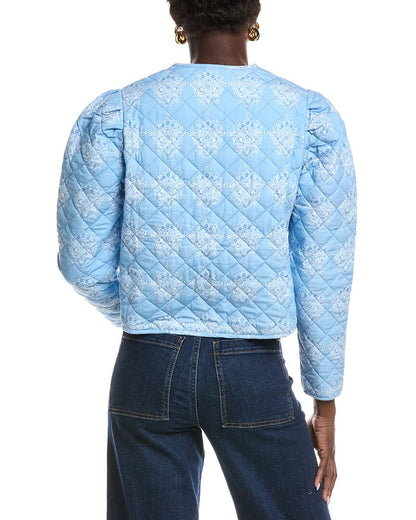 MEDALLION FLORAL PRINT-