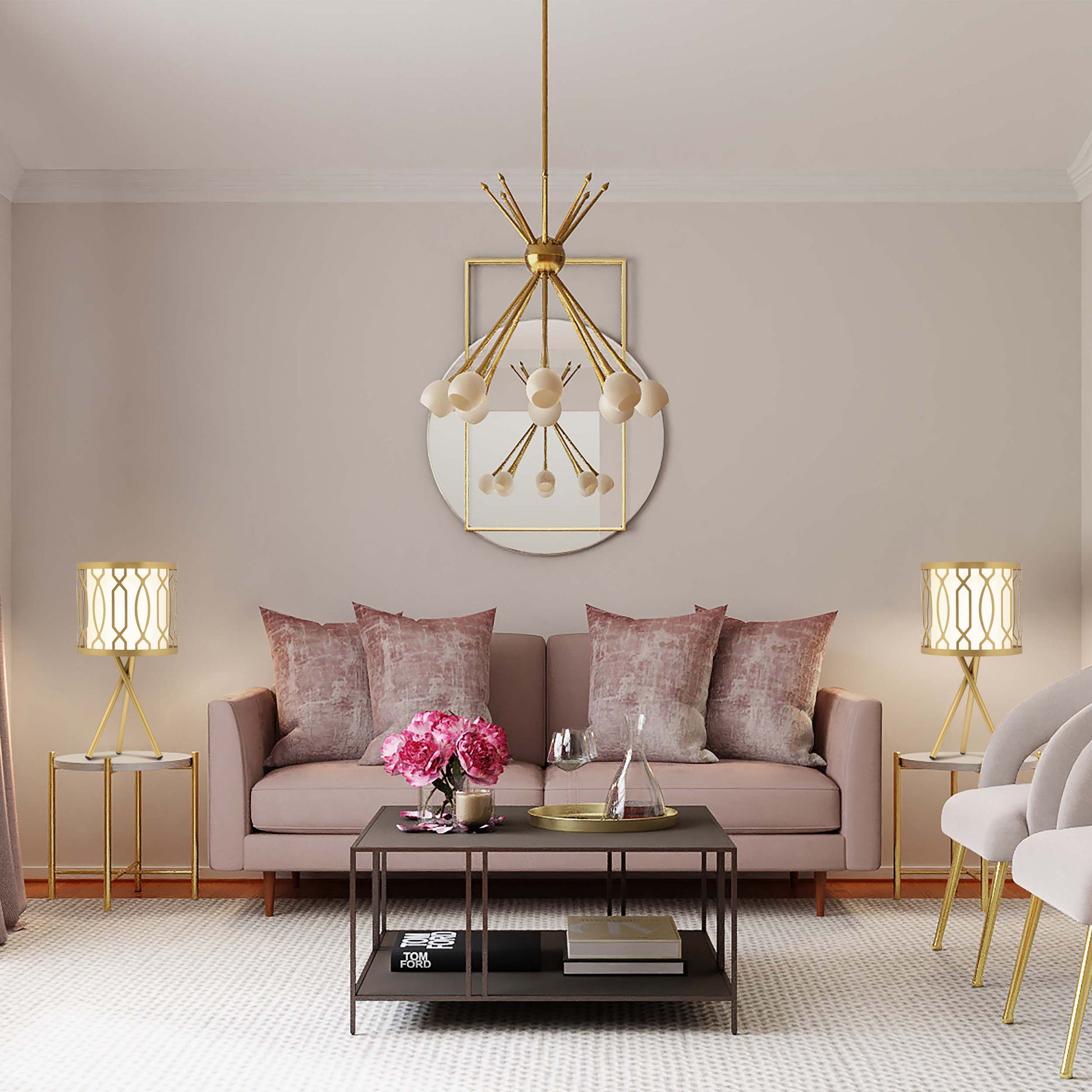 Gold/ White-