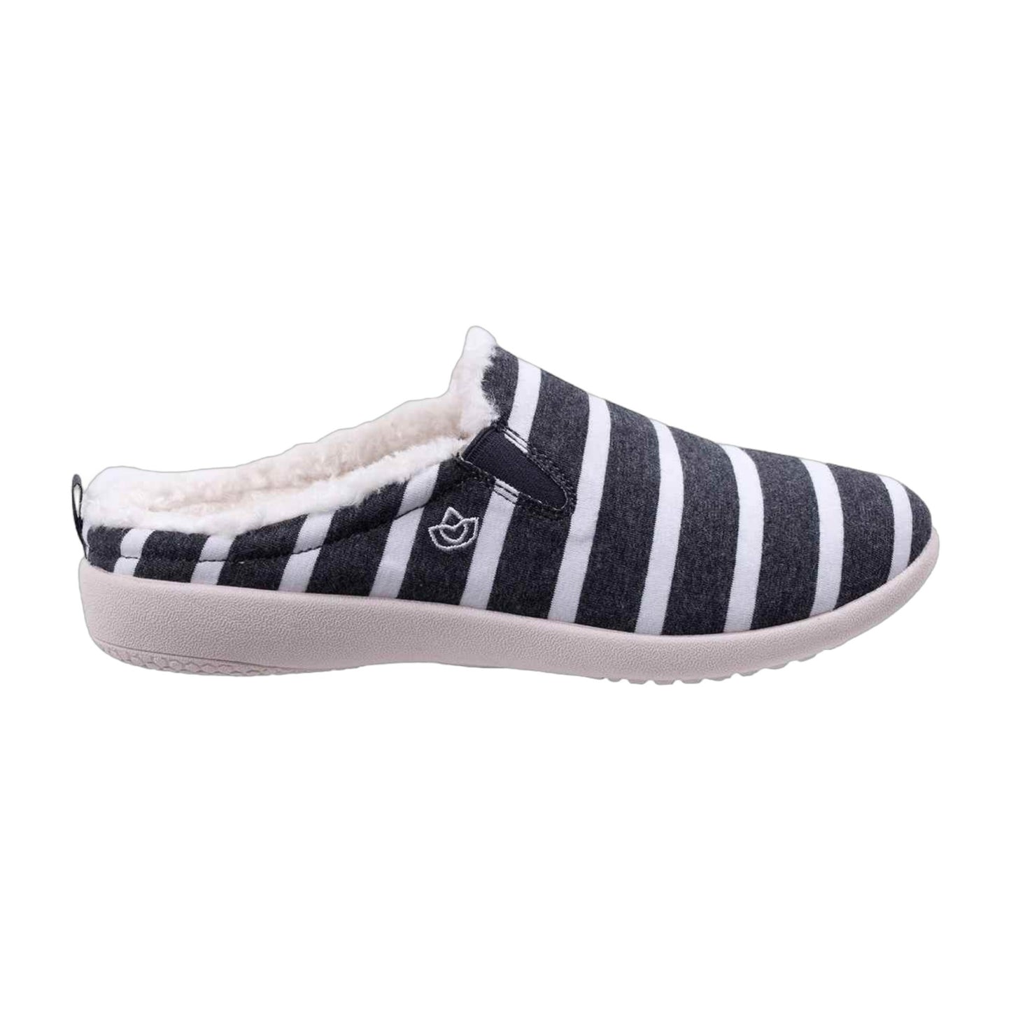 Spenco Dundee Blue/White Stripe Women's Slippers