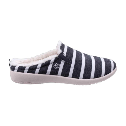 Spenco Dundee Blue/White Stripe Women's Slippers