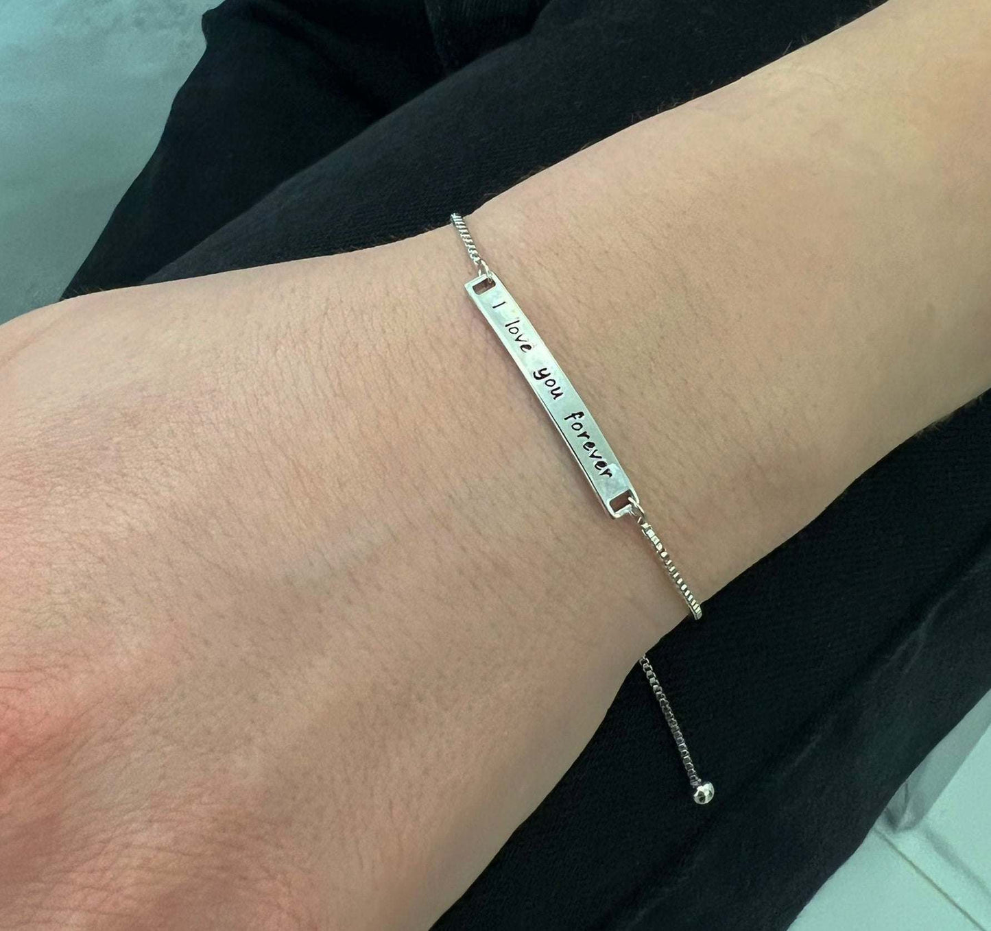 I Love You Forever Adjustable Bracelet