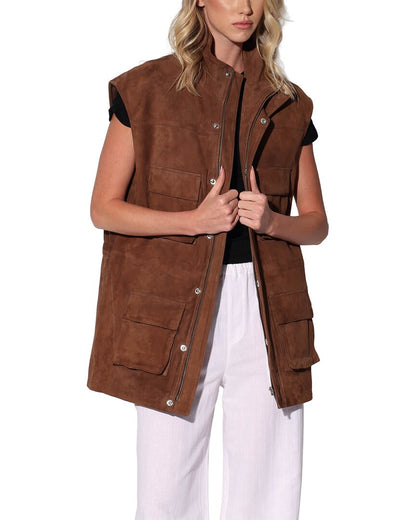 CHESTNUT SUEDE-