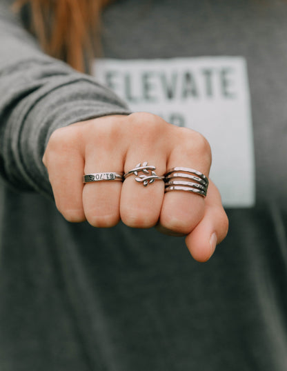 Elevated Faith Olive Branch Ring