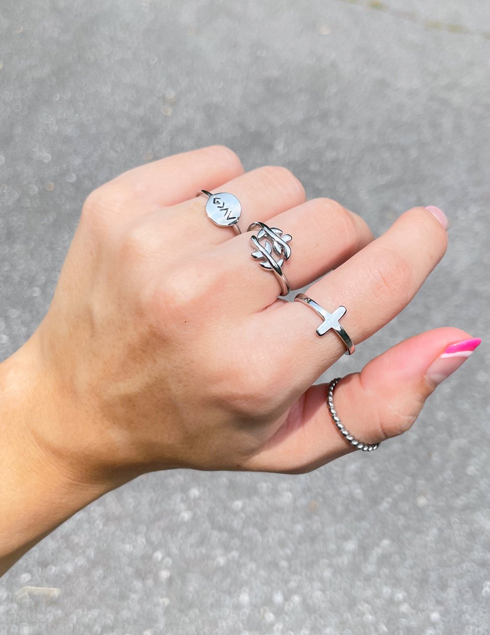 Elevated Faith Olive Branch Ring