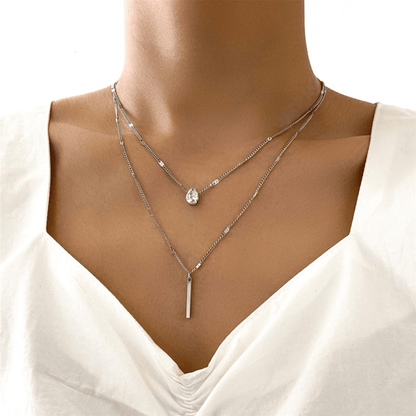 Clear / Silver-