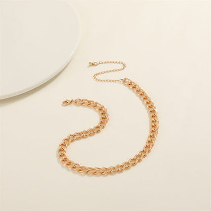 Goldtone Cuban Chain Necklace