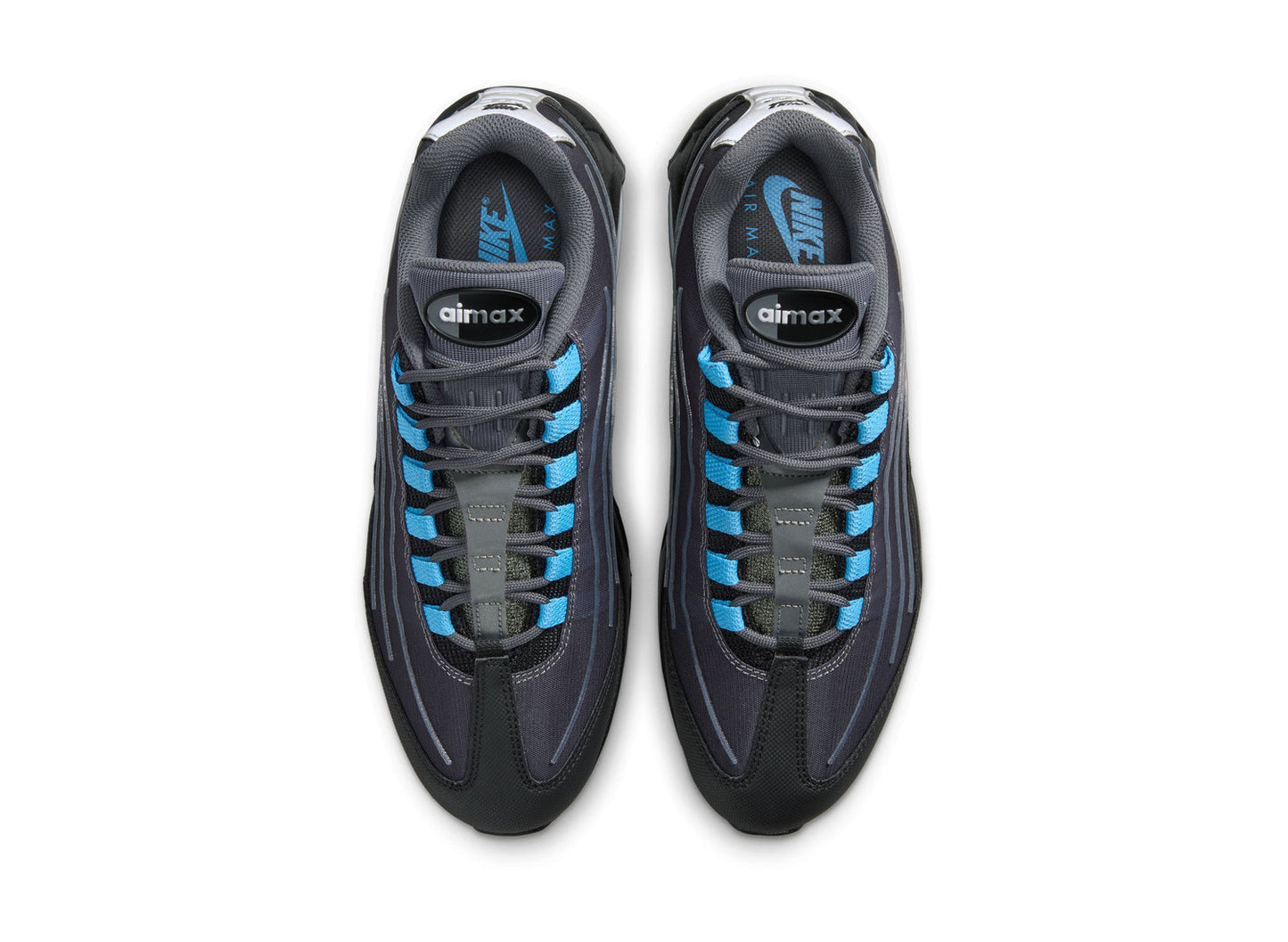 [ih7853-002] Mens Nike Air Max 95 'big Bubble Tech Black University Blue'