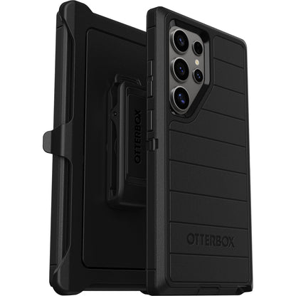 Otterbox Samsung Galaxy S24 Ultra Defender Series Pro Case - Black, Rugged & Durable, with Port Protection, Includes Holster Clip Kickstand