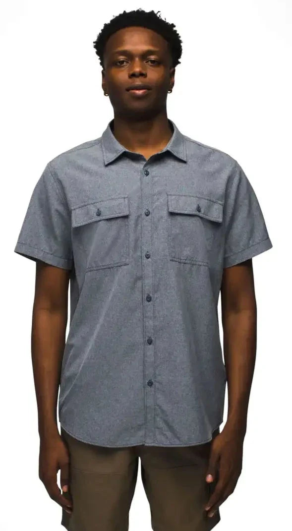 Prana Men's Lost Sol Ss Regular Fit Upf 30+ Shirt