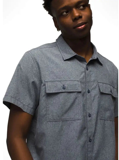 Prana Men's Lost Sol Ss Regular Fit Upf 30+ Shirt