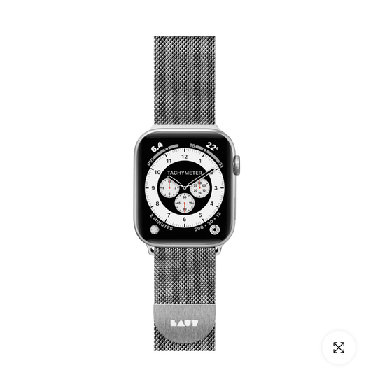 Steel Loop Laut Watch Strap for Apple Watch Series 1, 2, 3, 4 - 42/44 Mm - Silver