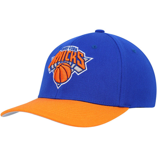 Mitchell & Ness Men's NBA Team 2 Tone 2.0 Stretch Snapback NBA Knicks Snapback Caps