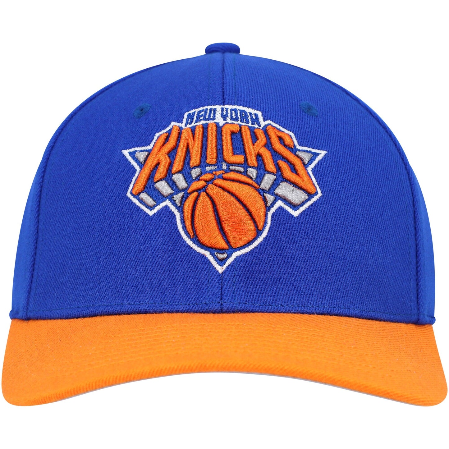 Mitchell & Ness Men's NBA Team 2 Tone 2.0 Stretch Snapback NBA Knicks Snapback Caps