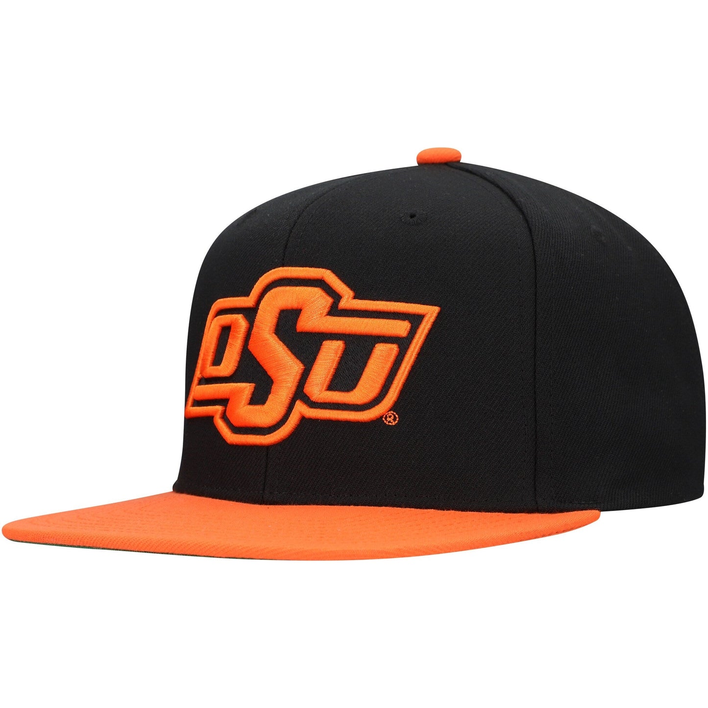 Men's Mitchell & Ness Ncaa Team 2 Tone 2.0 Snapback Oklahoma State Cowboys