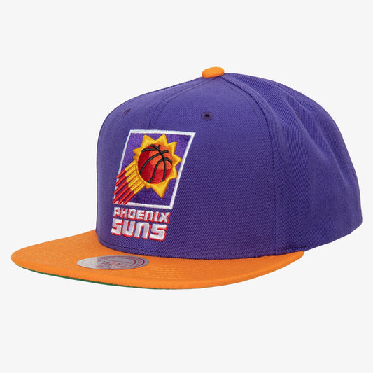 Mitchell & Ness Men's NBA Team 2 Tone 2.0 Fitted Hwc Suns Fitted Caps