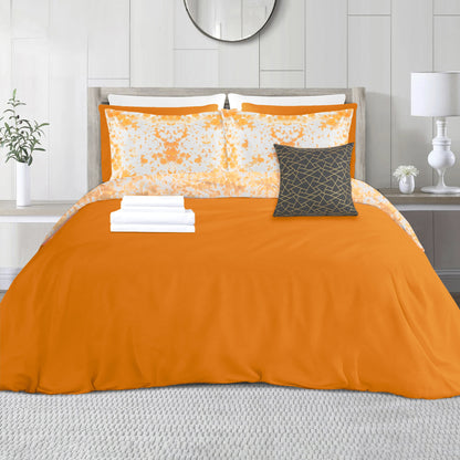 Elegant Comfort 10-Piece Tie-Dye Comforter Set, Includes 6-Piece Sheet Set with Double Sided Storage Pockets