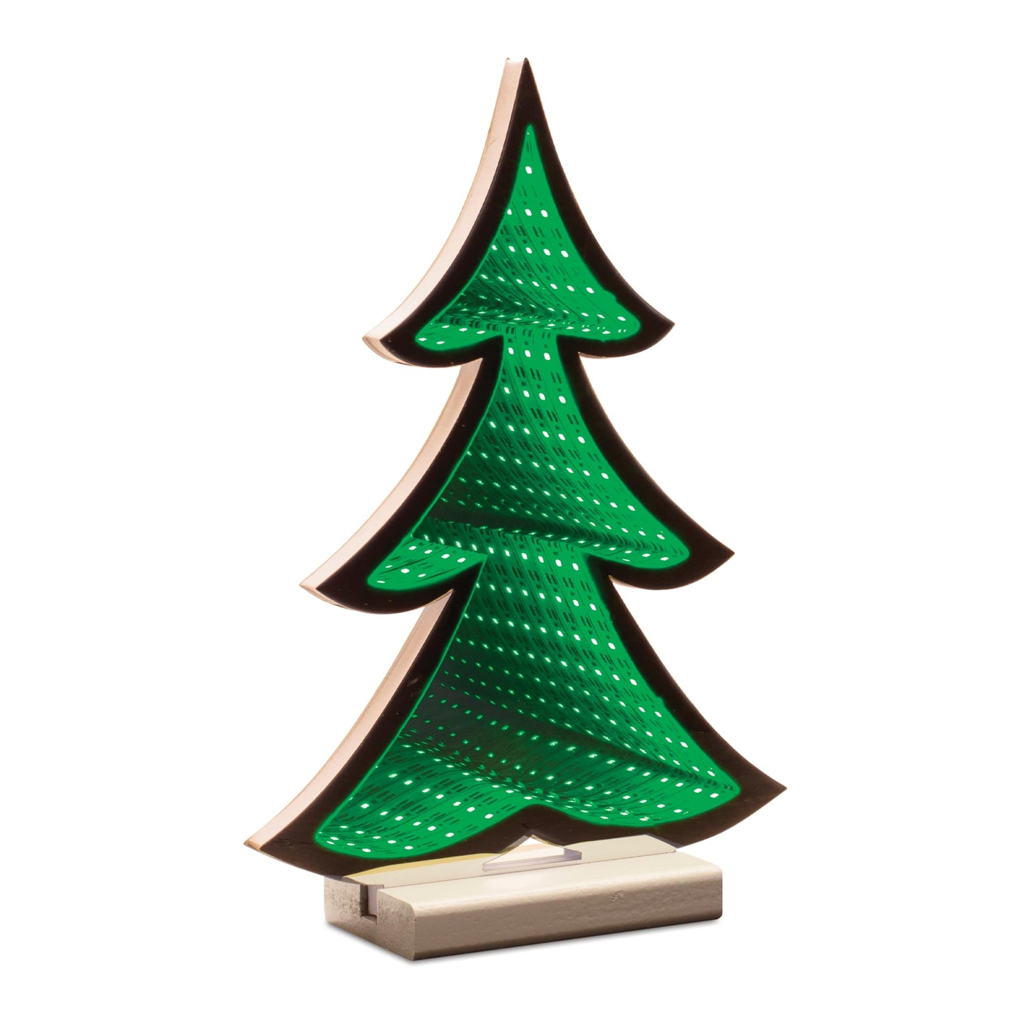 Melrose International Green Pine Tree Ekkolight 11.75"H