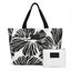 WHT BLK HIBISCUS