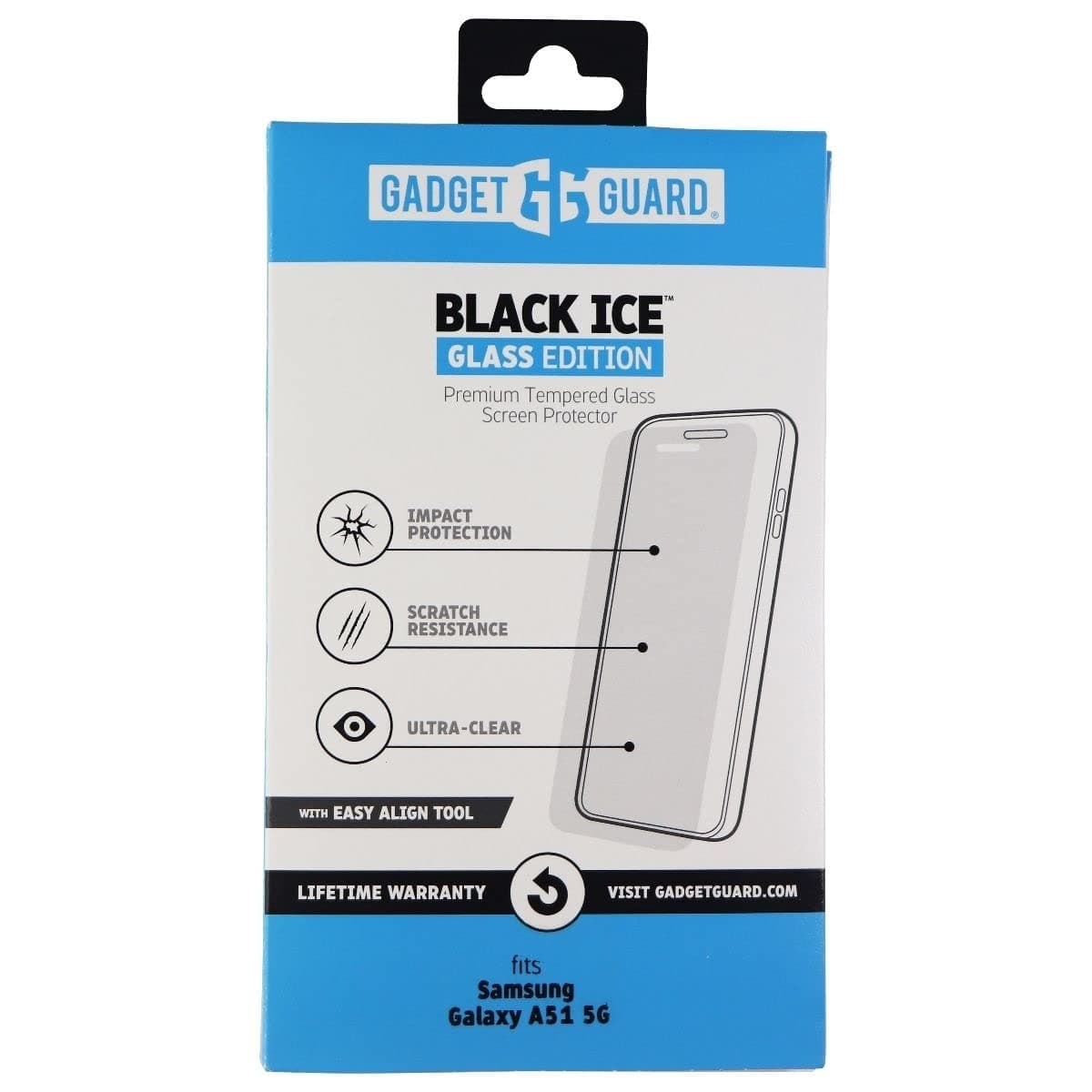 Gadget Guard Black Ice Tempered Glass for Samsung Galaxy A51 5g - Clear