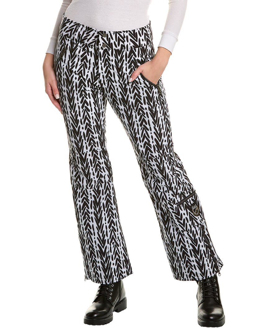 V PRINT BLK/WHT-