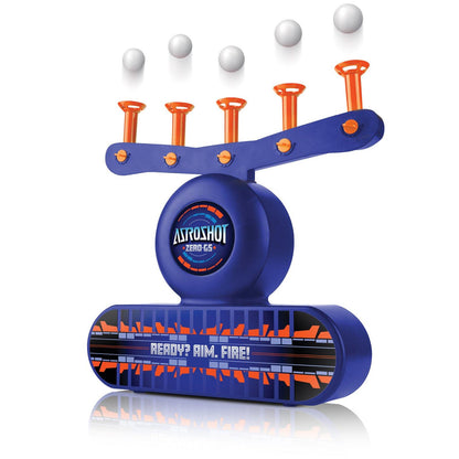 Blue and orange dart game-