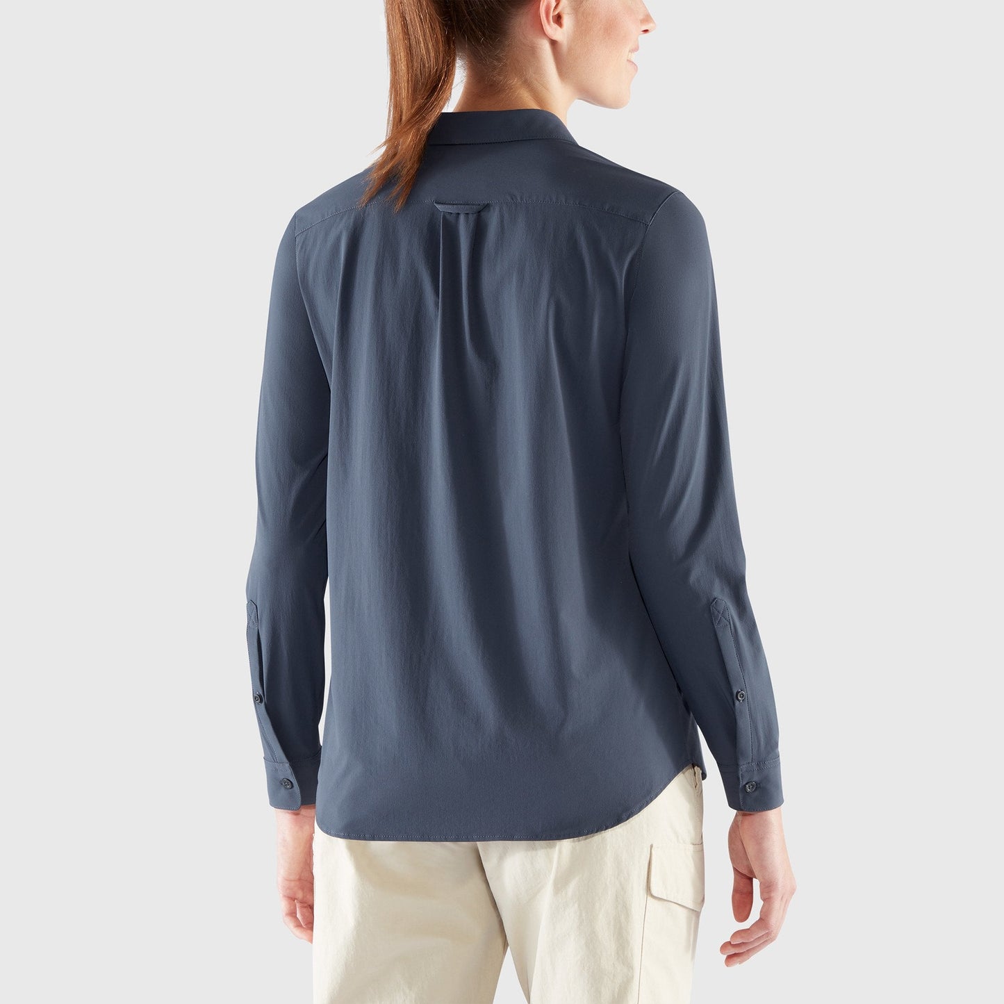 Women's Fjallraven Ovik Lite Shirt Ls Relaxed Fit Button Down W