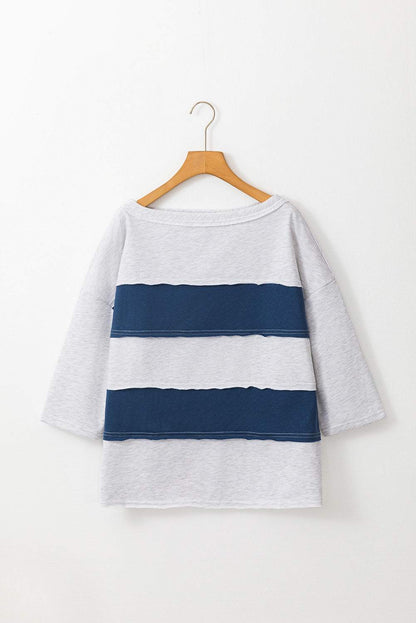 Melissa Sleeve Raw Seamed Sweatshirt