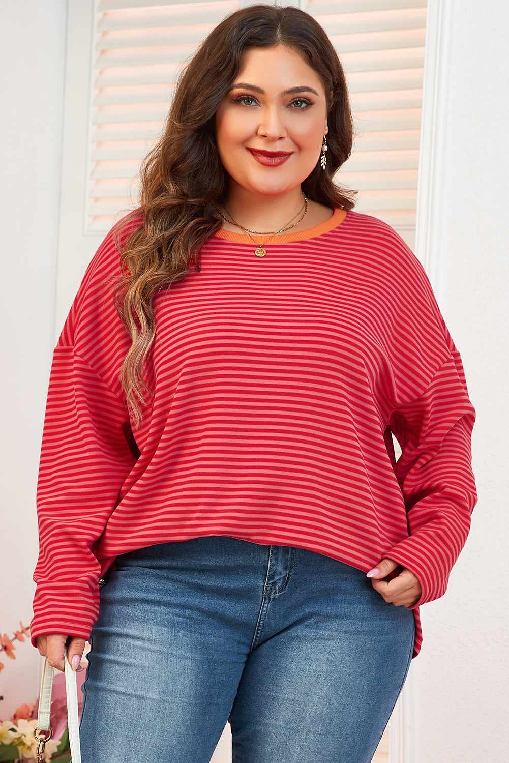 Eliza Sleeve Decor Top Long Sleeve PLUS Top