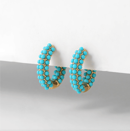 Turquoise / Gold-