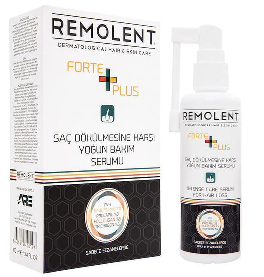 Remolent Forte Plus: Intensive Hair Loss Serum - Promote Hair Growth, Thickening & Prevention (100 ML / 3.38 fl oz)