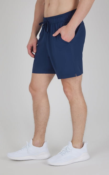 Mens Knit Stretch Pique Power 7" Shorts