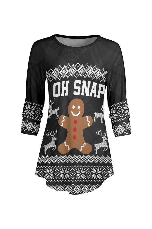 Gray Gingerbread Sweater-