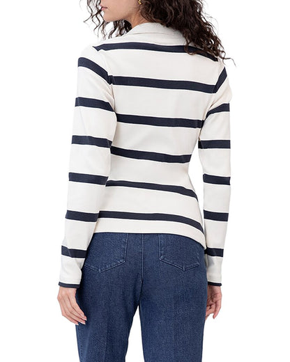 CRMBW-CREAM/MARITIME BLUE WIDE-