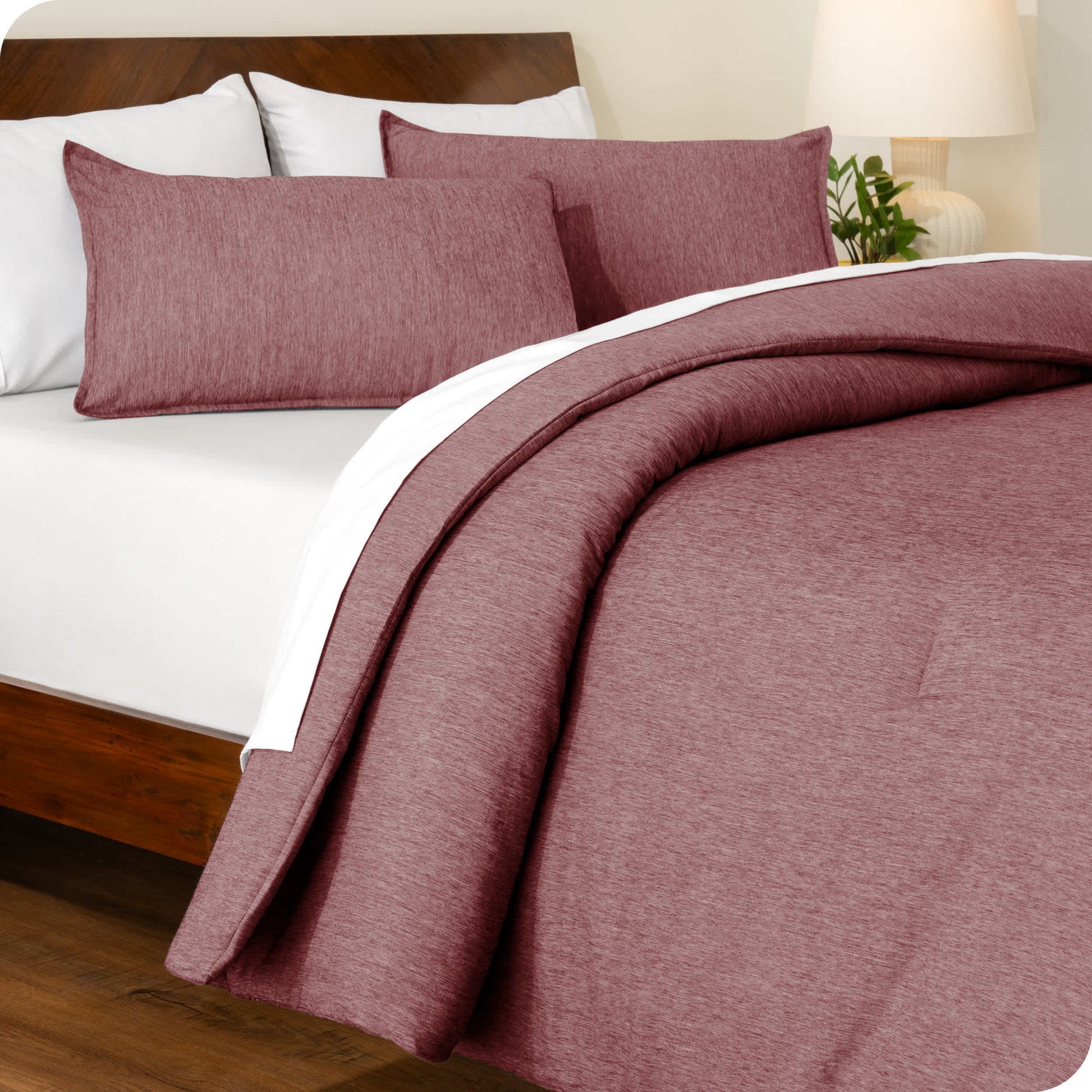 Heathered Rosewood-