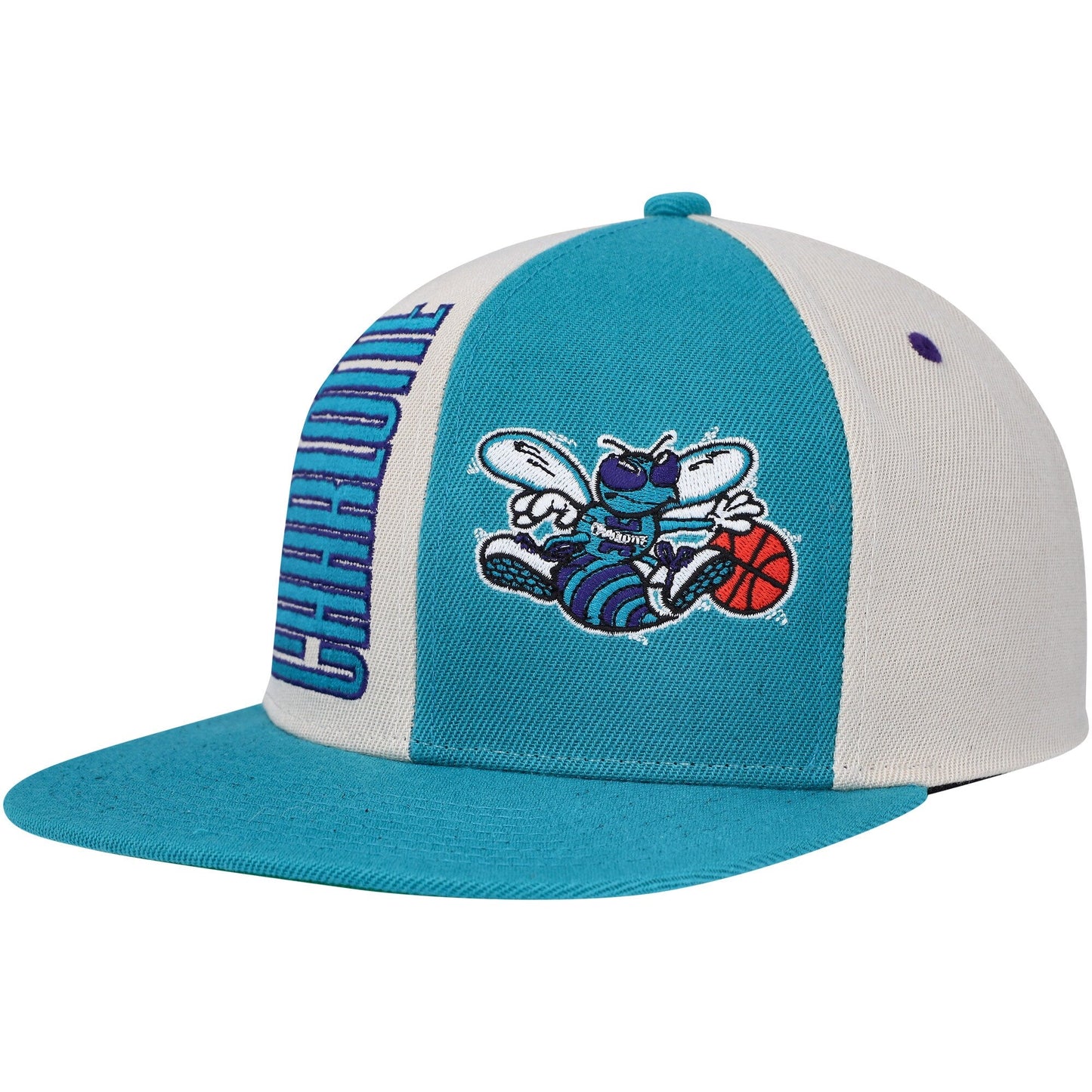 Mitchell & Ness Men's NBA Pop Panel Snapback Hwc Hornets Snapback Caps