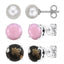 white, pink, brown