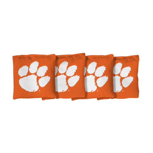 Clemson Tigers Corn-Filled Cornhole Bags (4-Pack)